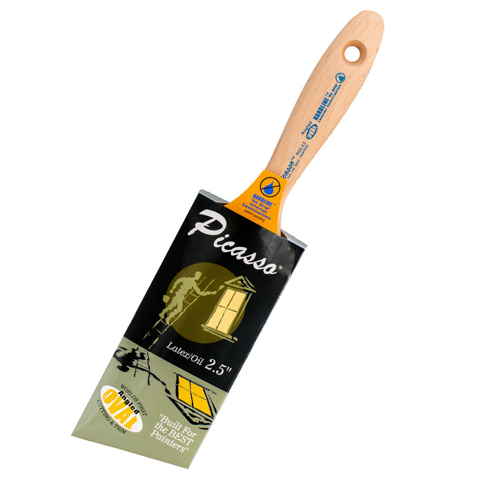 Proform PIC3-2.5 2.5" Picasso Angled Oval Brush w/ Beavertail Handle