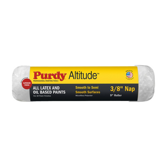 Purdy 144612092 9" x 3/8" Nap Altitude Microfiber/Poly Blend Roller Cover