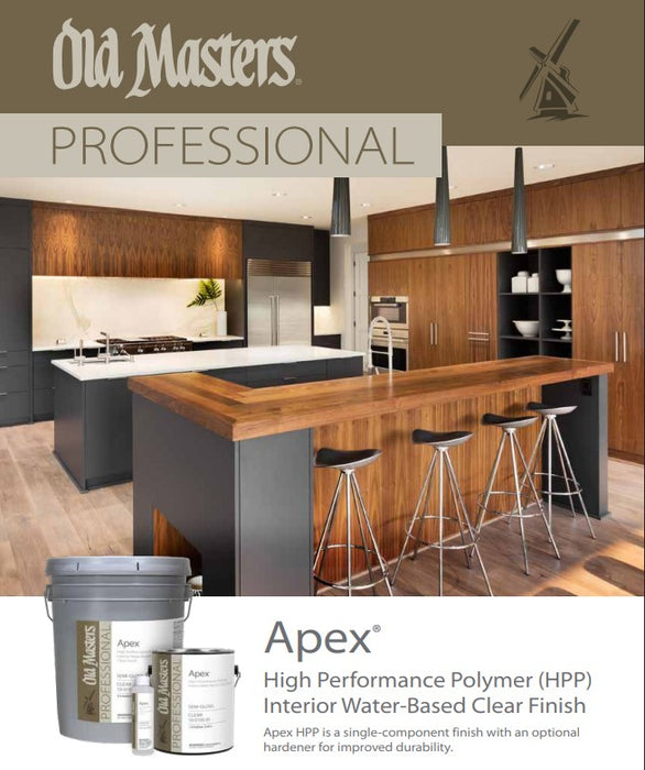Old Masters 1gal Apex High Performance Polymer Interior Water-Based Clear Finish