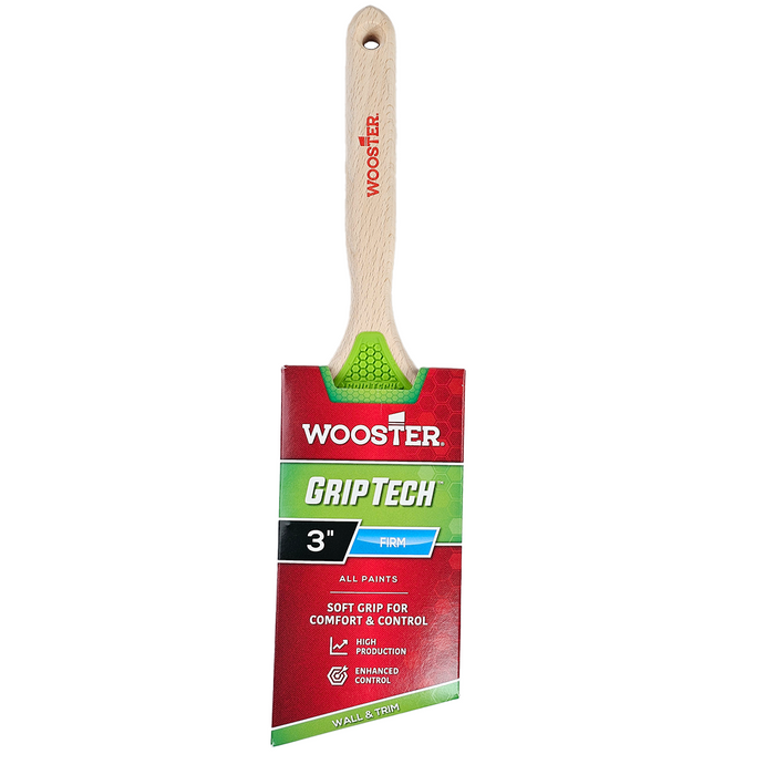 Wooster 5401 3" GripTech Angle Paint Brush