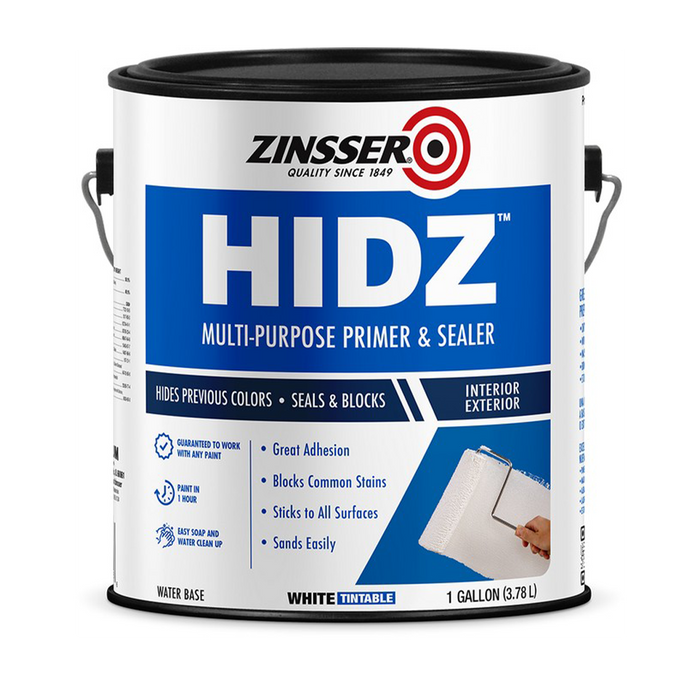 Zinsser 373358 1gal HIDZ Waterbased Multi-Purpose Primer & Sealer Int/Ext