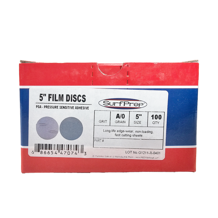 Surfprep 5" Blizzard Film Abrasive Discs (PSA)  100 PACK