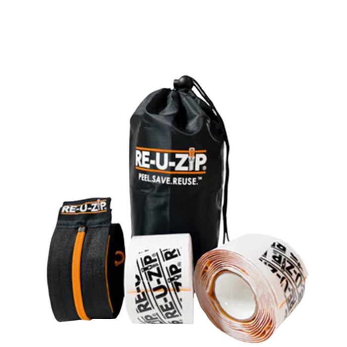 RE-U-ZIP Heavy-Duty Reusable Dust Barrier Zipper | Starter Kit