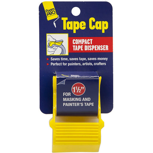 FoamPRO 147 1-1/2" Tape Cap Compact Masking Tape Dispenser - solo