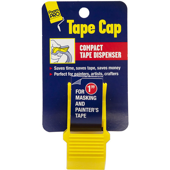 FoamPRO 146 1" Tape Cap Compact Masking Tape Dispenser - solo