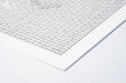 Hyde 09899 6" x 6" Aluminum Self Adhesive Wall Patch - close up 1