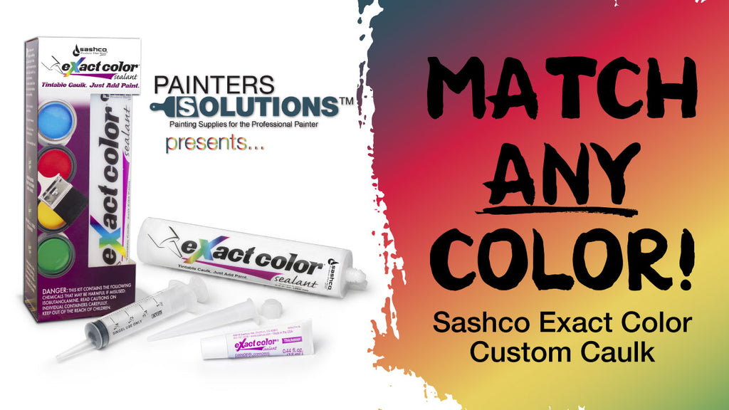 Sashco 12005 Exact Color Caulk Contractor Pk - 6 Sealants 3 Syringes 6 Activator - video