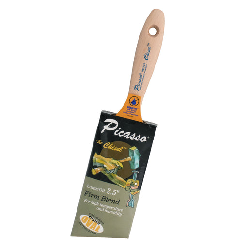 Proform PIC13-2.5 2-1/2-Inch Chisel Picasso Oval Angled Brush with Beaver Tail Handle