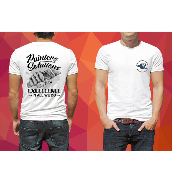 Painters Solutions "Excellence In All We Do" T-shirt - NEW DESIGN