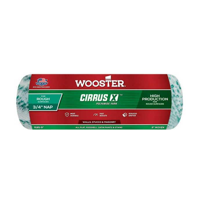 Wooster R185 Cirrus X 3/4" Nap Roller Cover