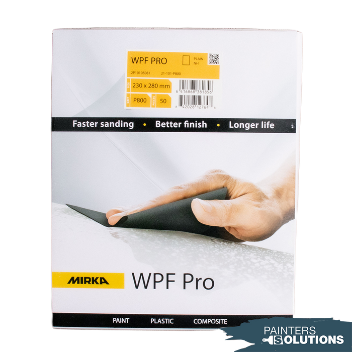Mirka WPF PRO 9" x 11" Waterproof Sanding Sheets (50 PACK)