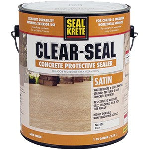 SEAL-KRETE 604001 1G Clear Seal Premium Satin Sealer 98.2 VOC