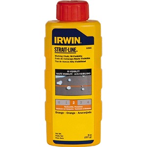 Irwin 64902 8 oz. Red Strait-Line Permanent Chalk Refill