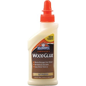 Elmers Carpenters Wood Glue, Interior - 4 oz bottle