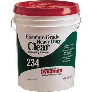 Gardner Gibson 7234-3-30 5G Clear Dynamite 234 HD Premium Grade Wallcover Adhesive