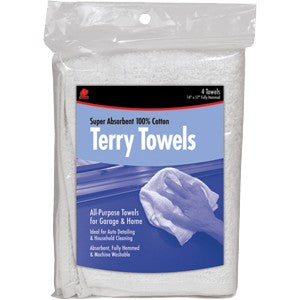 Buffalo Industries 60225 Terry Towel 4/Bag