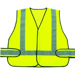 Honeywell RWS-50004 Lime Green Safety Vest w/ Reflective Stripes