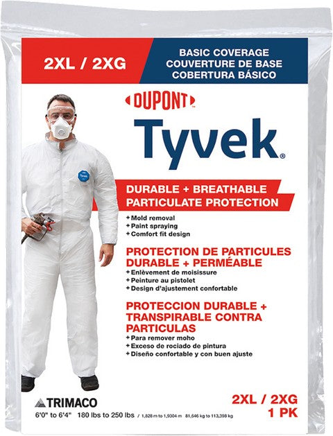 Trimaco Tyvek Painter's Heavy-Duty Coveralls