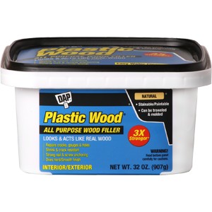 Dap 00525 32oz Natural Latex Plastic Wood