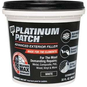 DAP 18787 qt Platinum Patch Advanced Exterior Filler