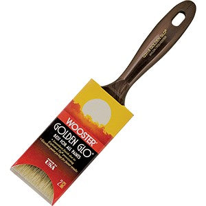 Wooster Q3118 Golden Glo Nylon Poly Flat Paint Brush