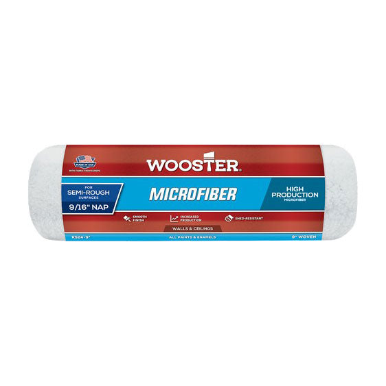 Wooster R524  MicroFiber 9/16" Roller Cover