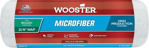 Wooster R525 9" MicroFiber 3/4" roller - solo