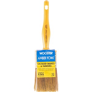 Wooster Amber Fong Brown China Bristle Brush - solo