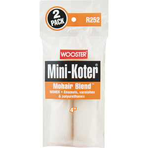 Wooster R252 4" Mini-Koter Mohair Blend 2pk