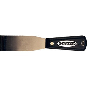 Hyde 02200 1-5/16" Black & Silver Stiff Chisel Putty Knife