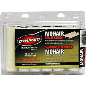 Dynamic 05408 4" x 3/16" (100mm x 4mm) Mohair Mini Rollers (12PK)