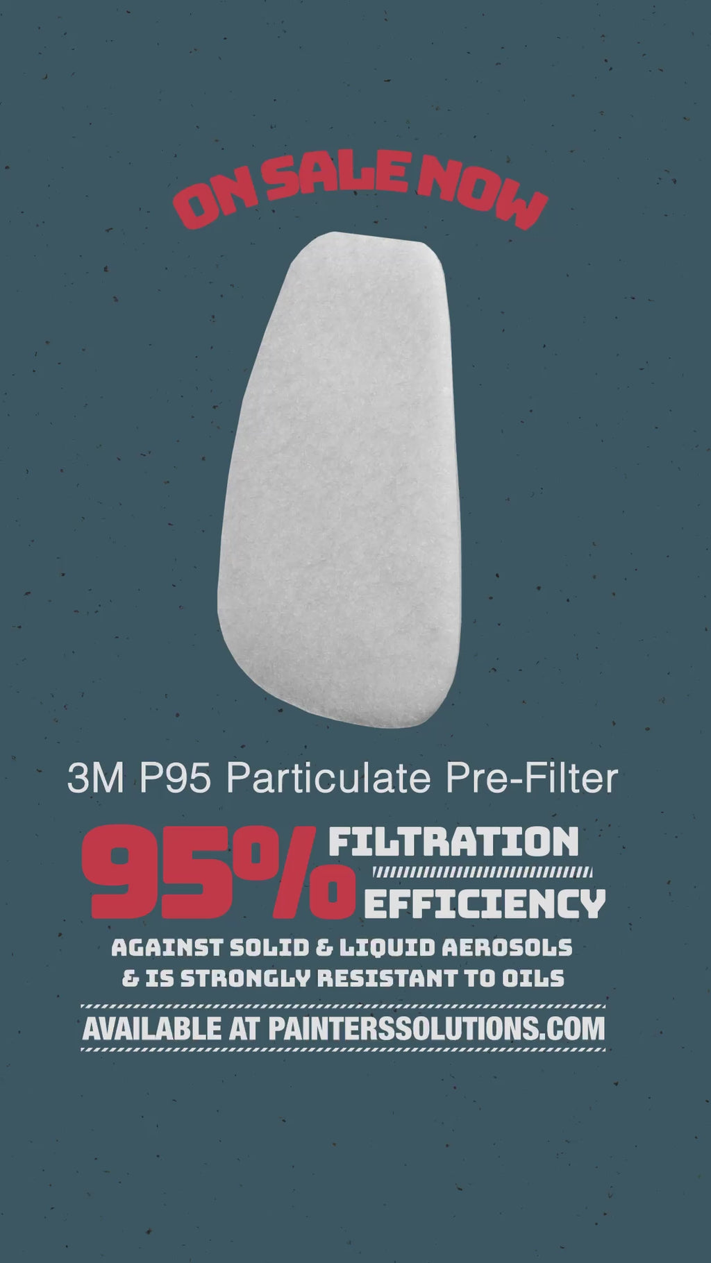 3M 53P71P1-C OV/P95 Large Disposable Paint Project Respirator - video