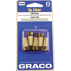 Graco 224453 Enamel/Stain Tip Filter 100 Mesh 5/Card