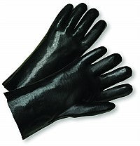 West Chester 12018/L Large 18" Black PVC Smooth Finish Glove