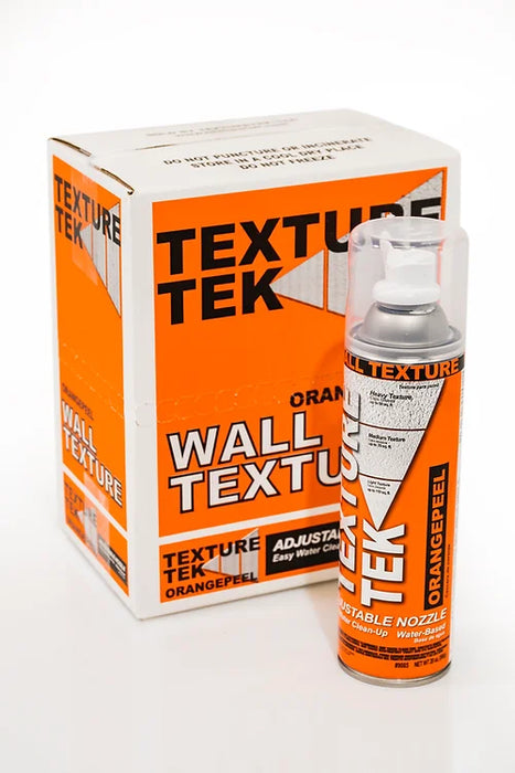 Texture Tek 9085 20 oz Orange Peel Aerosol Spray Texture - Water Based (6 PACK)