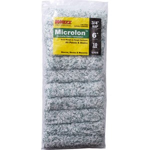 Whizz 27618 6" Microlon 3/4" Nap Mini Roller Cover 10Pk