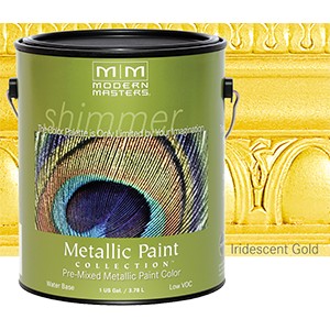 Modern Masters ME194 1G Iridescent Gold Metallic Paint