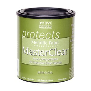 Modern Masters ME662 Qt Semi Gloss Master Clear Metallic Topcoat