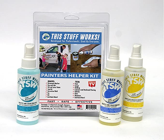 This Stuff Works 99024 TSW Painters Help Kit - 3pc kit - TSW2, TSW7 & TSW9 - solo
