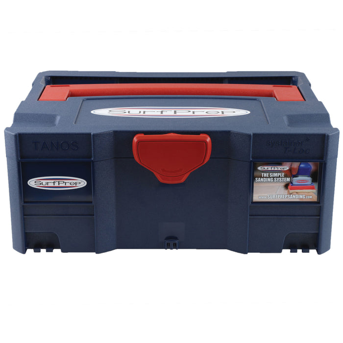 SurfPrep SPTOOLBOX-3X4 Tool Box Systainer for 3" x 4" Sander, plus Cut Outs for Foam & Paper/Film