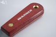 Warner 4in full flex carbon steel broad knife - close up 2