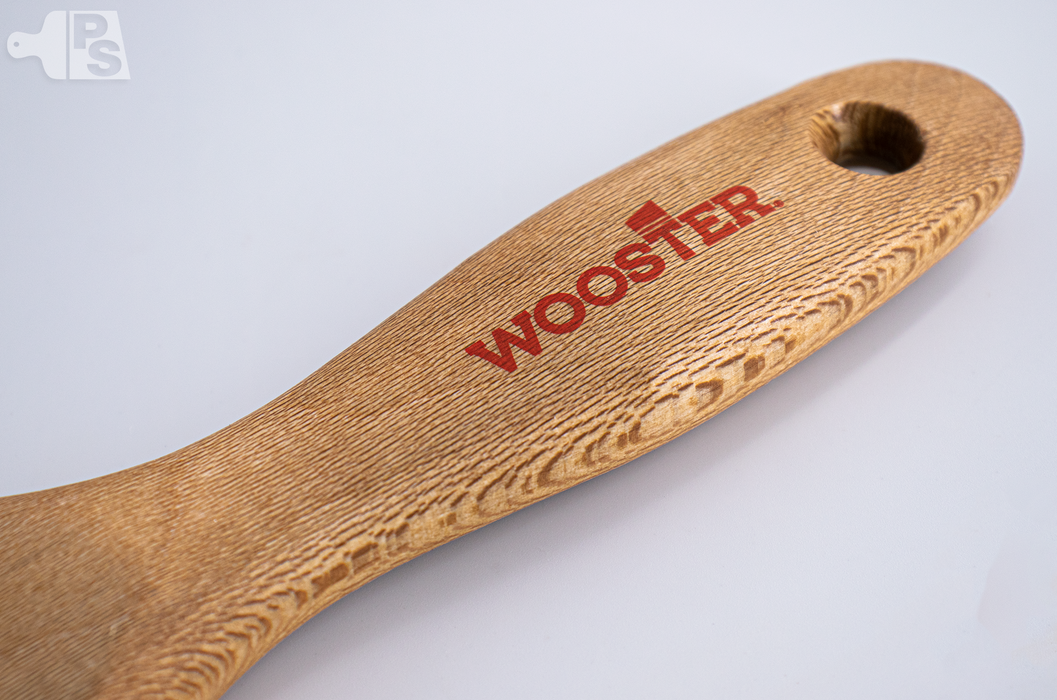 Wooster 3in Jaguar Firm Wall Brush - close up 2
