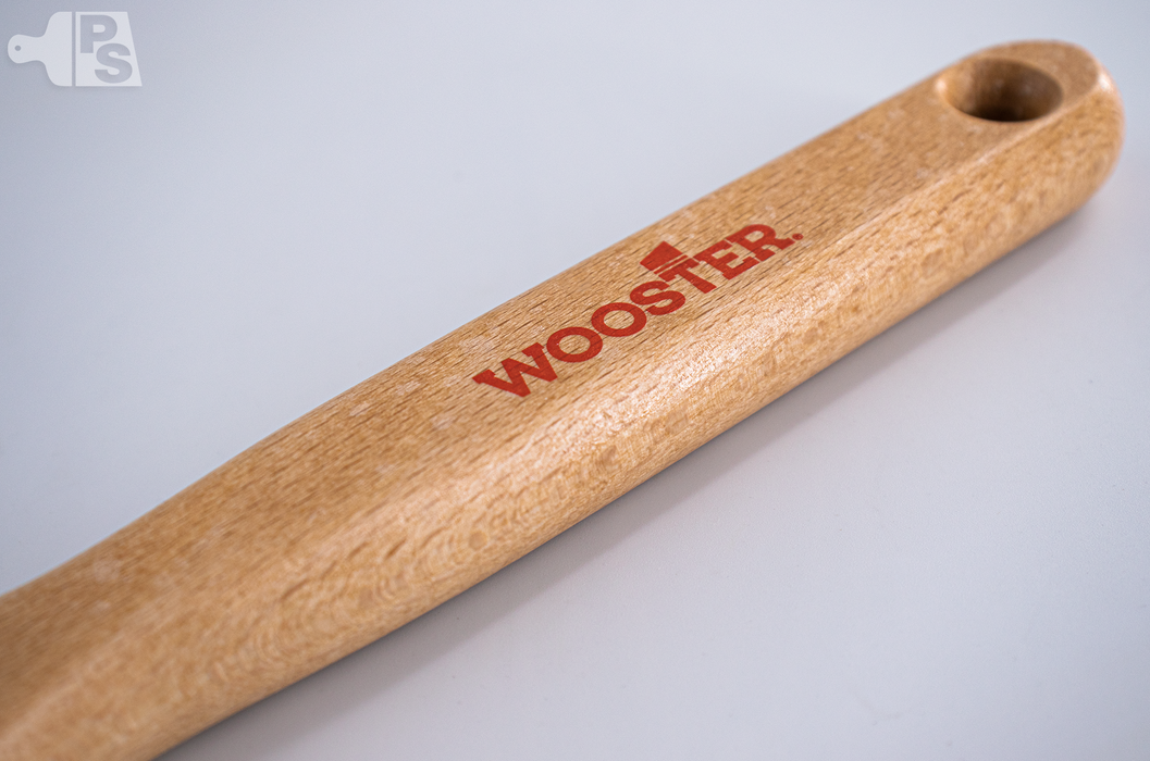 Wooster Alpha Thin Angle Sash Brush - close up 2