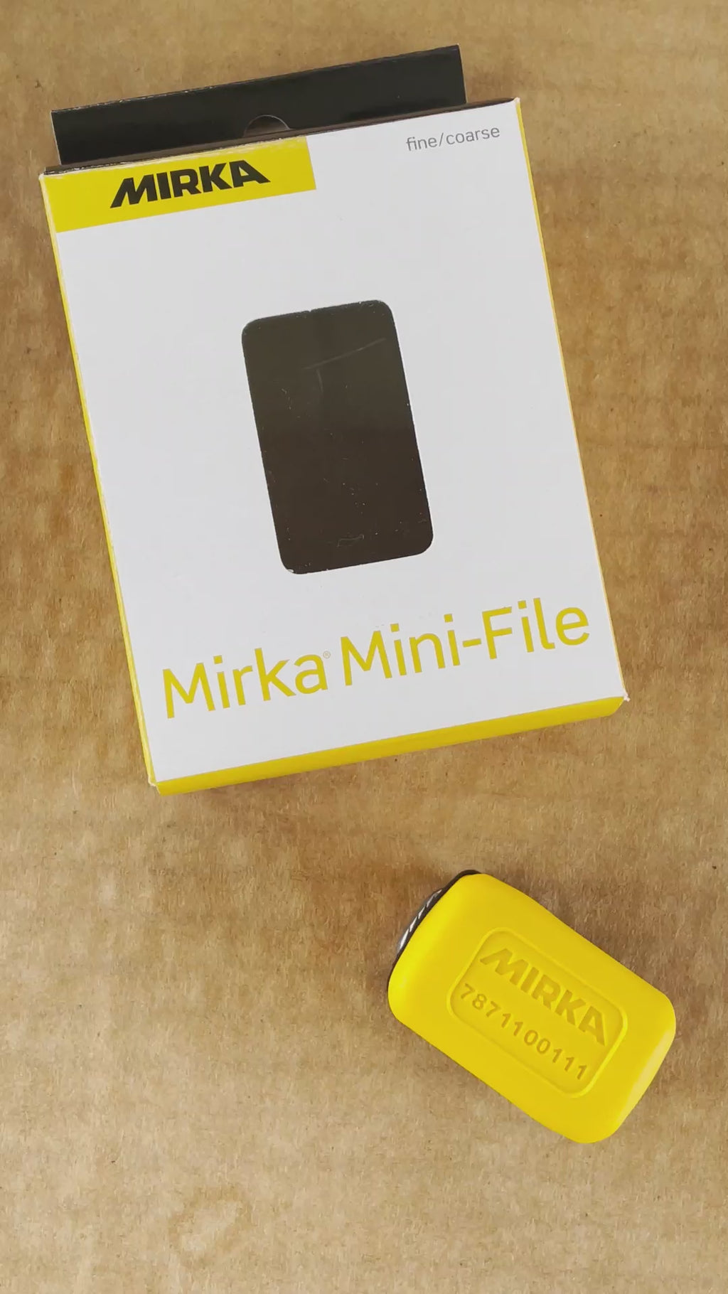 MIRKA MINF Denibbing Mini-File.79"x1.65" Fine/Coarse - video