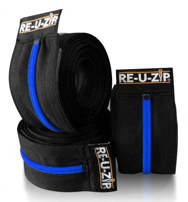 RE-U-ZIP Zipper Pro Bundle | 6 Zippers + 12 Mounting Strips + Carry Case