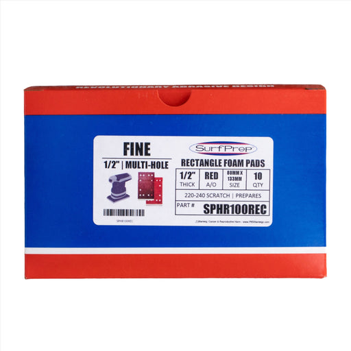 Rectangle Sander SurfPrep Foam Pads (10 PACK) - fine