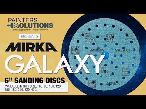 MIRKA GALAXY 6" Grip Multifit Sanding Discs 50 pack - video 1