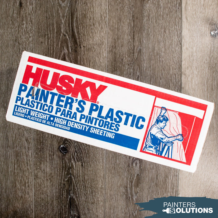Husky 03509H 9' x 400' .31mil High Density Painters Plastic Poly-America