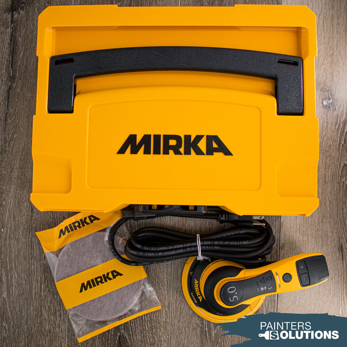 MIRKA DEROS MID55020CAUS Orbital Sander 550CV 5/5mm W/Case — Painters  Solutions