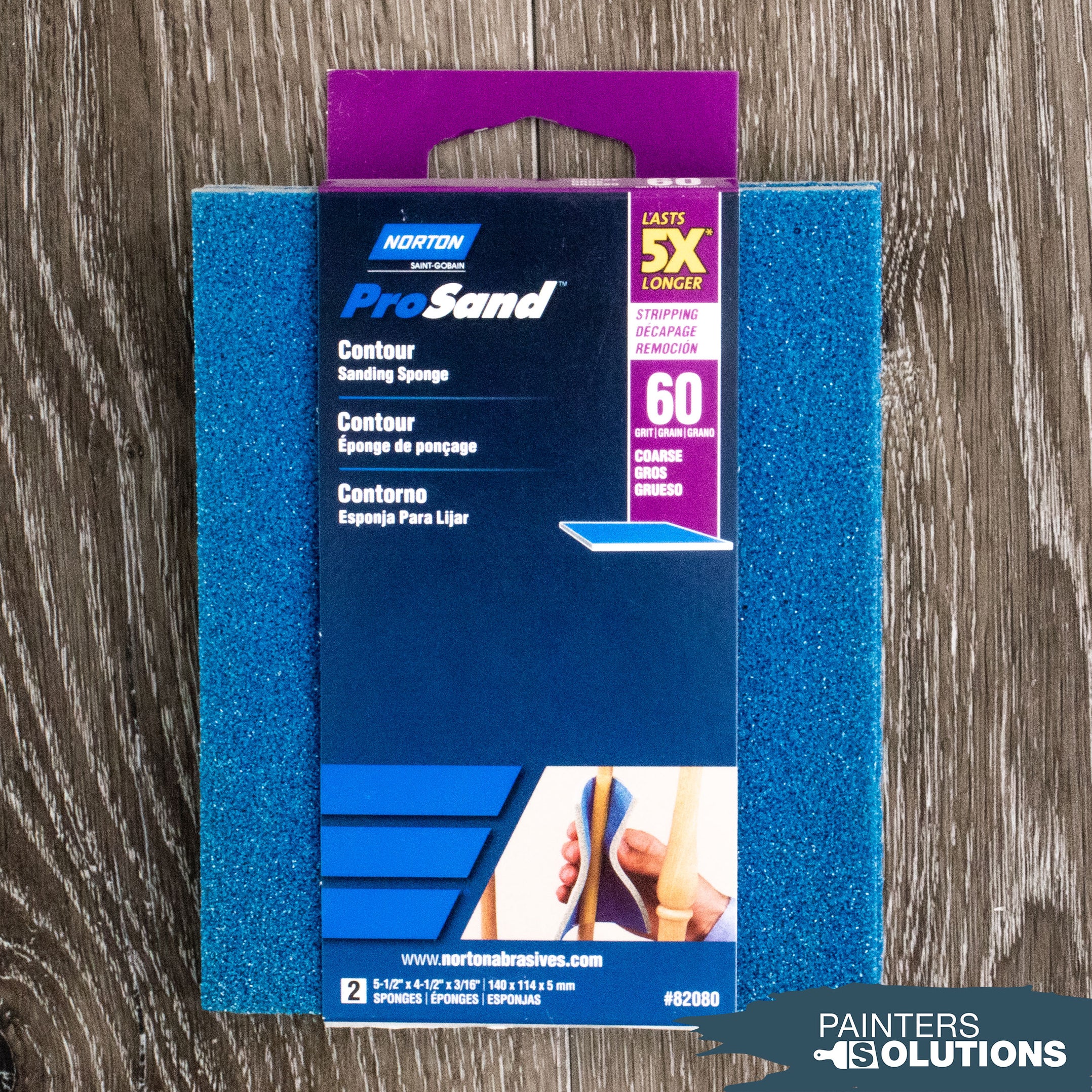 Norton 82080 60 ProSand Contour Sanding Sponge 2Pk — Painters Solutions